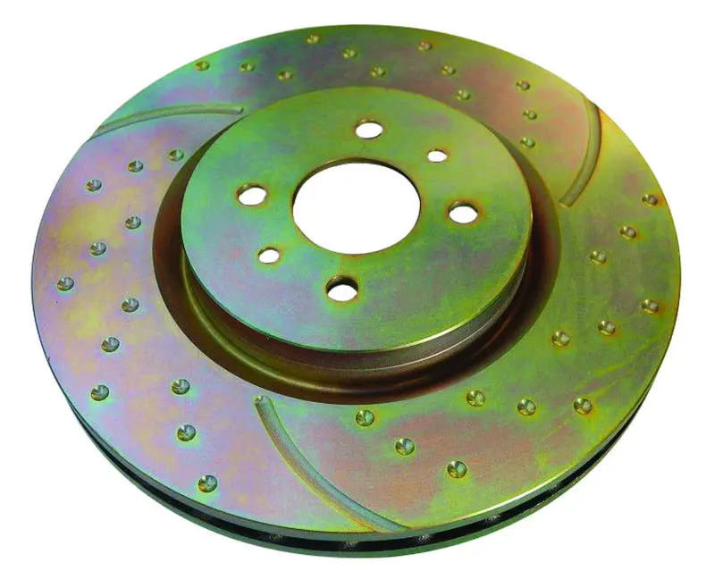 Ebc Gd Sport Drilled And Slotted Front Brake Rotors For 2005–2008 Audi A4 2.0T Quattro 1