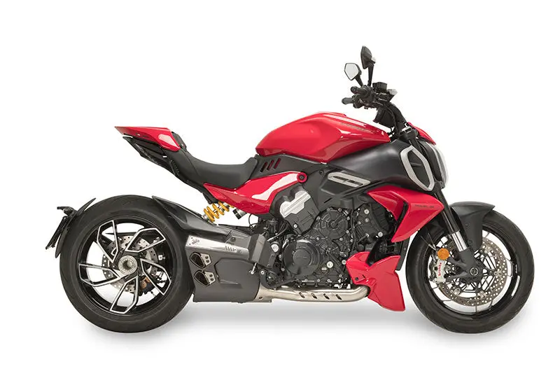 Termignoni Dragster Edition Dual-Exit Exhaust For Ducati Diavel V4 – Uscite Configuration 1