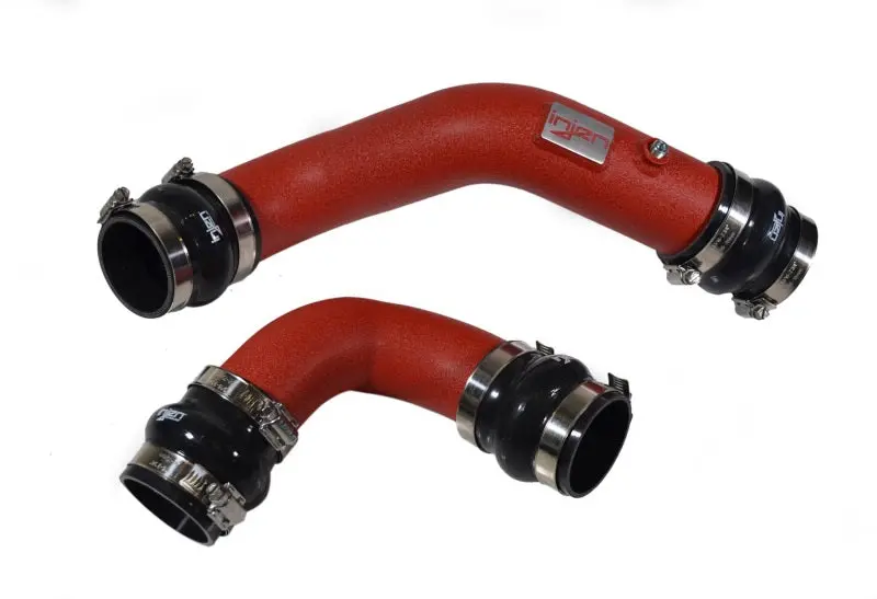 Injen Wrinkle-Red Aluminum Intercooler Piping Kit For 2017–2019 Honda Civic Type R 1