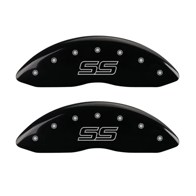 Mgp Engraved 4-Piston Caliper Covers – Trailblazer/Ss Style, Black Finish With Silver Accent 1