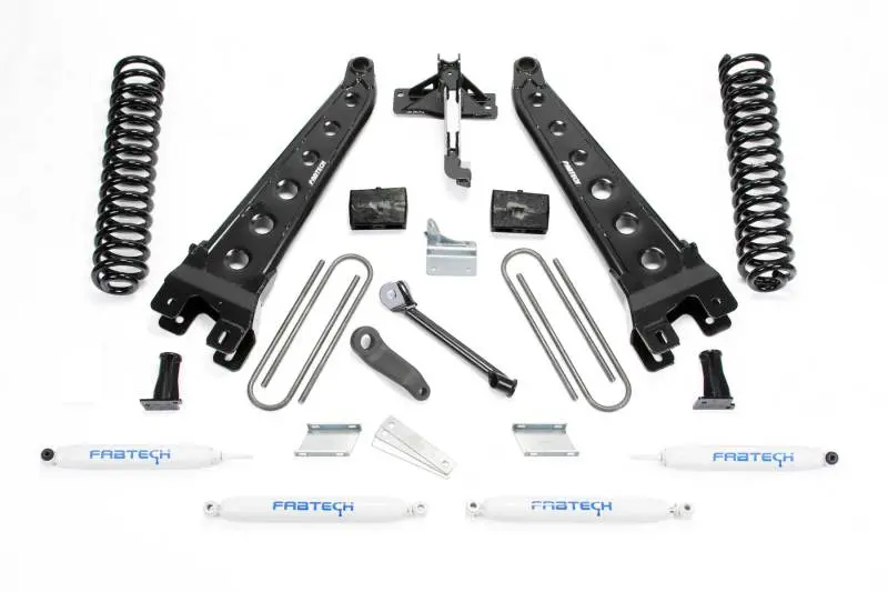 Fabtech 6-Inch Radius Arm Lift System With Performance Shocks For 2011–2013 Ford F-450/F-550 4Wd (10-Lug) 1