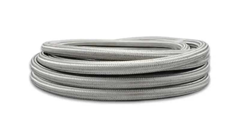 Vibrant Performance Ss Braided Ptfe-Lined Flex Hose – -8 An, 0.42-Inch Id, Sold By The 20-Foot Roll 1